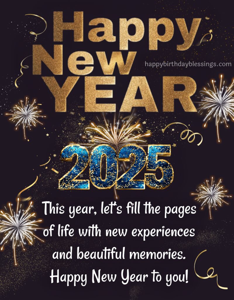 Happy New Year image with firework background 800x1024